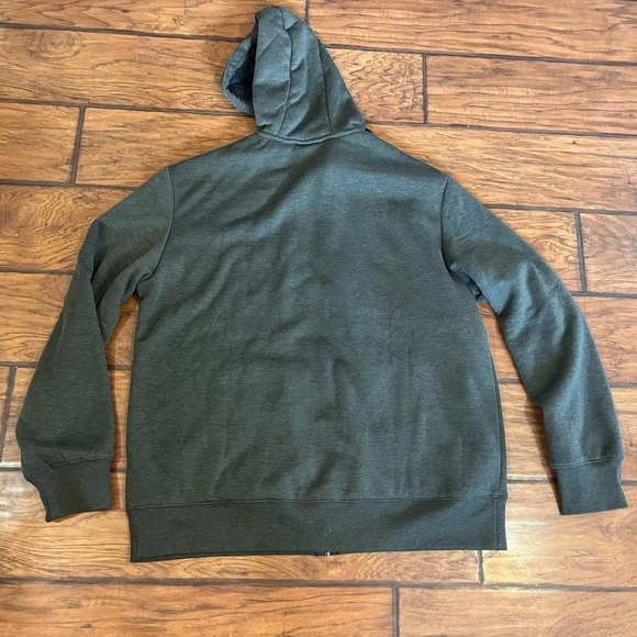 Free Country sweatshirt jacket men’s Large green soft full zip lined hooded nice - Picture 6 of 9